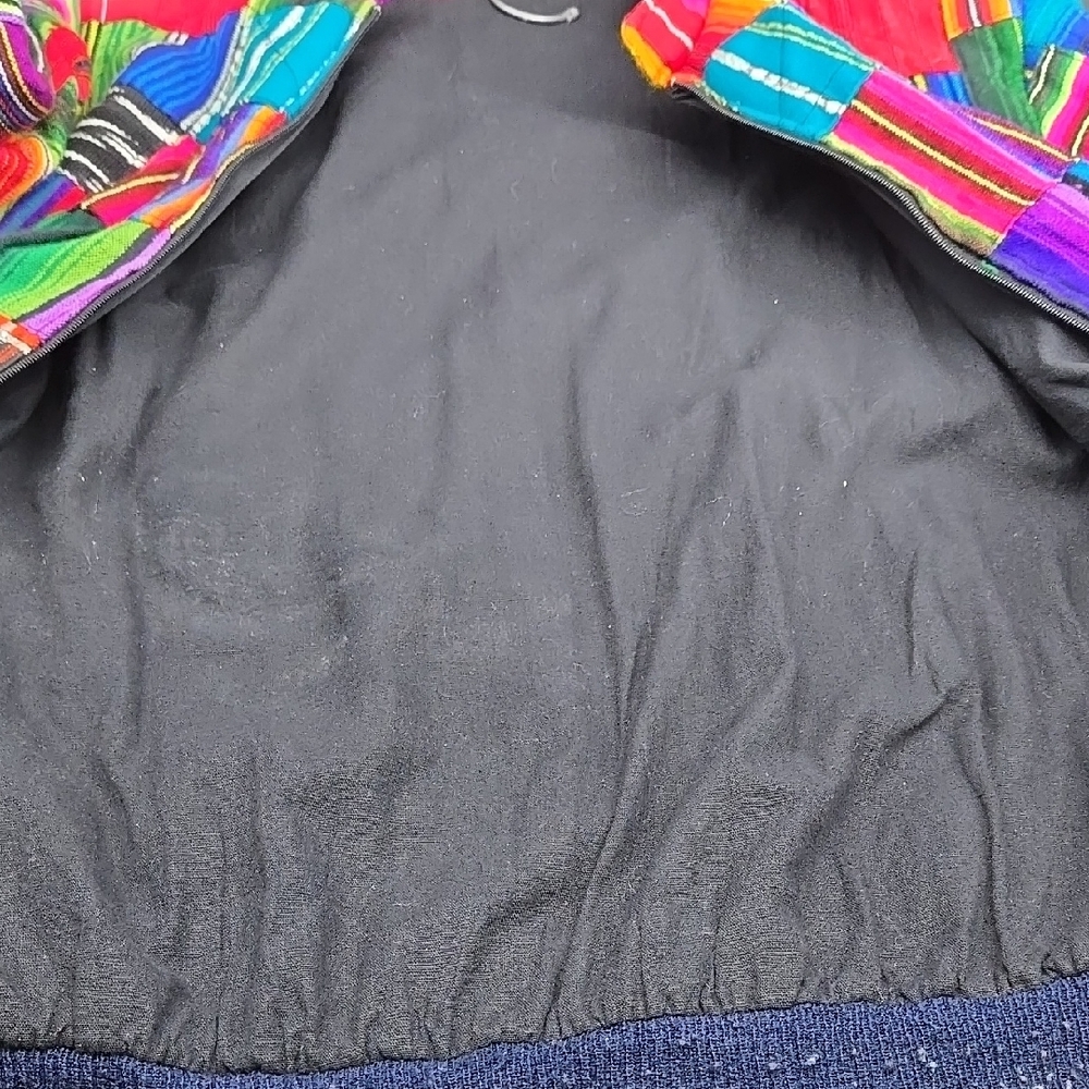 Multicolor Patchwork Women's Jacket - image 7